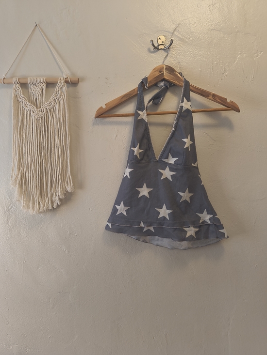 omighty Tops - OMIGHTY Handmade Gray Star Halter Top & Shorts Set XS